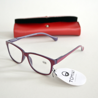 Tomini naočare za čitanje sa dioptrijom NT207 bordo ram