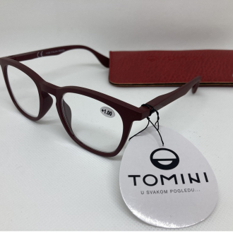 Tomini naočare za čitanje sa dioptrijom NT209 bordo ram