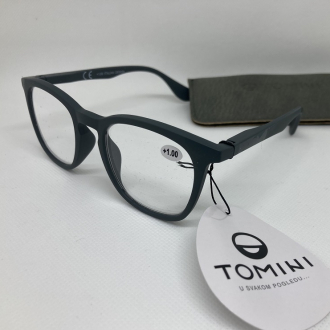 Tomini naočare za čitanje sa dioptrijom NT209 sivi ram