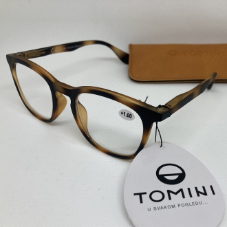 Tomini naočare za čitanje sa dioptrijom NT209 tigrasti ram